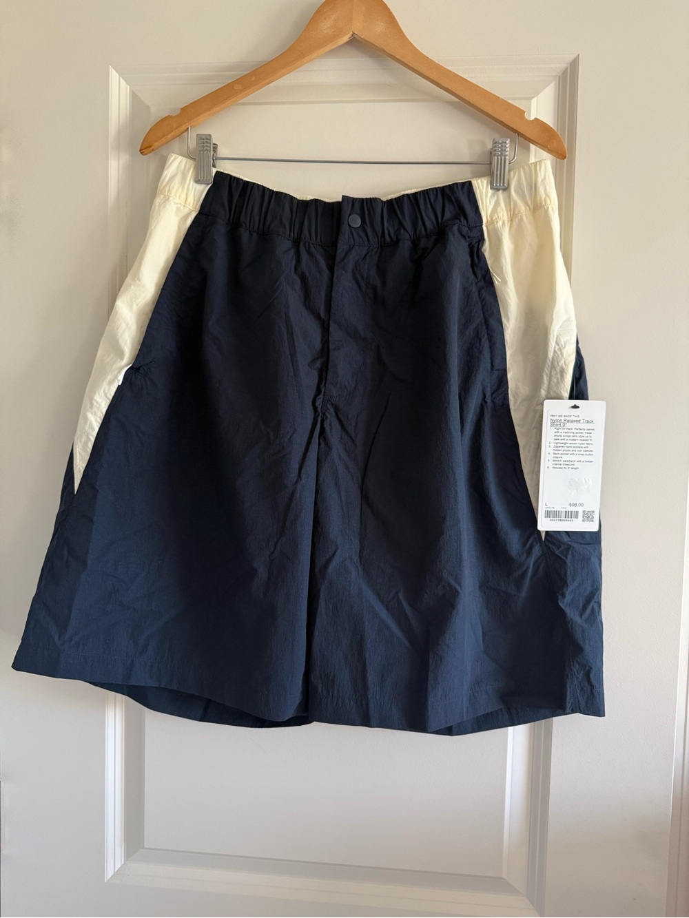 Lululemon nylon relaxed track short 9” men’s large L TVCC NWT